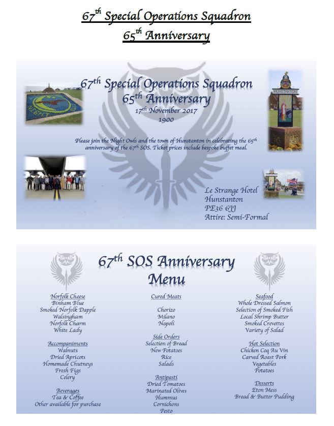 65th Anniversary Invitation